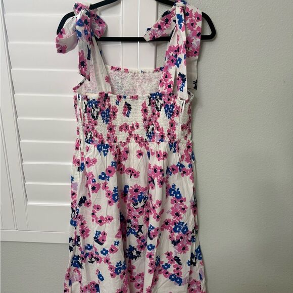 Brand on 34th new Floral Sleeveless Dress with Pink and Blue Accents size m - Picture 2 of 4